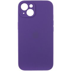 Чехол Silicone Case Full Camera Protective (AA) для Apple iPhone 15 Plus (6.7") Фиолетовый / Amethyst