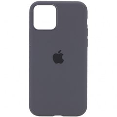 Уцінка Чохол Silicone Case Full Protective (AA) для Apple iPhone 12 Pro Max (6.7") Естетичний дефект / Сірий / Dark Grey