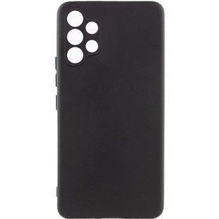Чехол TPU GETMAN Liquid Silk Full Camera для Samsung Galaxy A32 4G Черный / Black