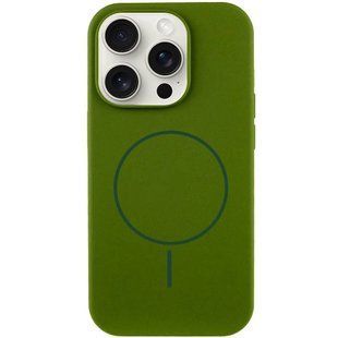Чохол Silk Full Protective (AA) NO LOGO with Magnetic Fit для Apple iPhone 16 Pro (6.3") Зелений / Dark Olive