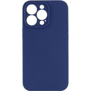 Чохол Silicone Case Full Camera Protective (AA) NO LOGO для Apple iPhone 16 Pro (6.3") Синій / Deep navy