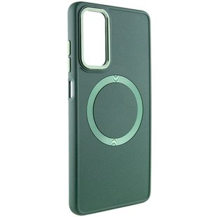 TPU чехол Bonbon Metal Style with MagSafe для Xiaomi Redmi Note 11 (Global) / Note 11S Зеленый / Army Green