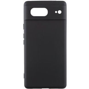 Чехол Silicone Cover Lakshmi Full Camera (AAA) для Google Pixel 7 Черный / Black