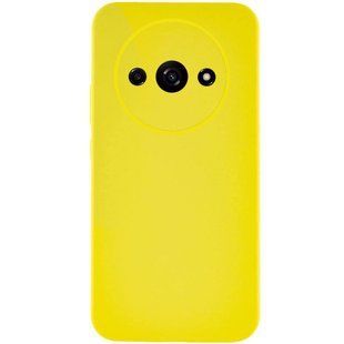 Чехол Silicone Cover Lakshmi Full Camera (AAA) для Xiaomi Redmi A3 Желтый / Yellow