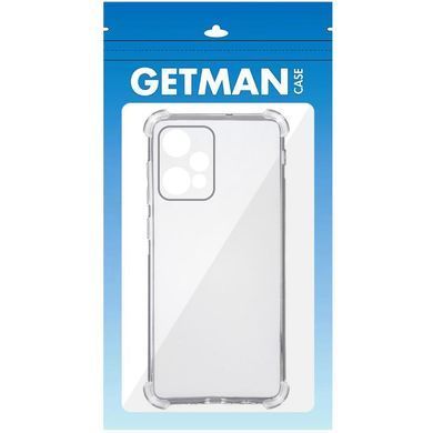 TPU чехол GETMAN Ease logo усиленные углы Full Camera для Realme 9 Pro Бесцветный (прозрачный)