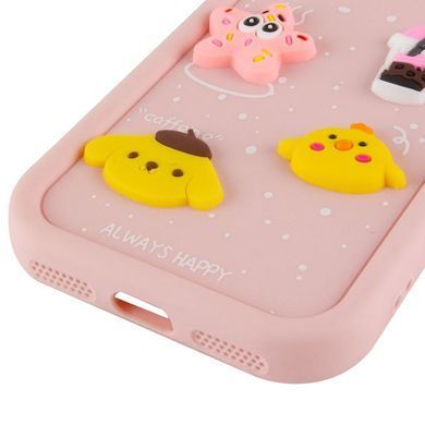 Чохол TPU Toys Case with Ears для Apple iPhone 16 Pro (6.3") Light Pink