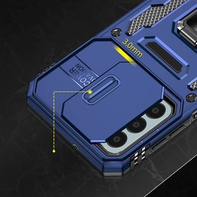 Ударопрочный чехол Camshield Army Ring для Samsung Galaxy A25 5G Синий / Navy