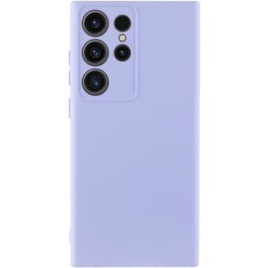 Чохол TPU GETMAN Liquid Silk Full Camera для Samsung Galaxy S26 Ultra Бузковий / Light purple