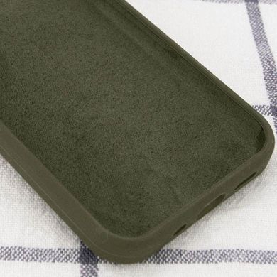 Чехол Silk Full Protective (AA) NO LOGO для Apple iPhone 15 (6.1") Зеленый / Dark Olive