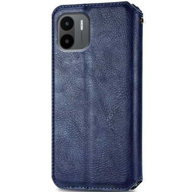 Шкіряний чохол-книжка GETMAN Cubic (PU) для Xiaomi Redmi A1 / A2 Синій