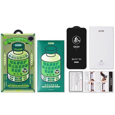 Захисне скло Remax 3D Privacy (GL-27) для Apple iPhone 15 Pro Max (6.7") Чорний