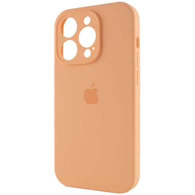 Чехол Silicone Case Full Camera Protective (AA) для Apple iPhone 15 Pro Max (6.7") Оранжевый / Cantaloupe