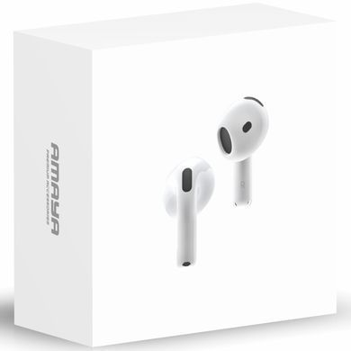 Уценка Беспроводные TWS наушники Amaya Pod 4 Вскрытая упаковка / White