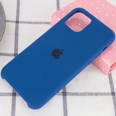 Чохол Silicone Case (AA) для Apple iPhone 11 Pro (5.8") Синій / Navy Blue