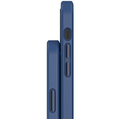 TPU+PC чехол Metal Buttons with MagSafe для Apple iPhone 15 (6.1") Синий