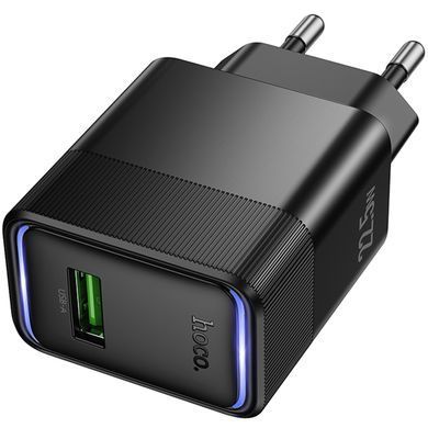 МЗП Hoco CS111A Lounge QC3.0 22.5W (1USB-A) Black