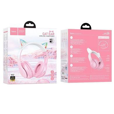 Уценка Накладные беспроводные наушники Hoco W42 Cat Мятая упаковка / Cherry blossom