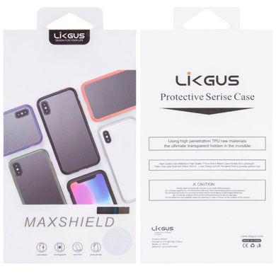 TPU+PC чехол LikGus Maxshield для Apple iPhone 11 Pro (5.8") Прозрачный