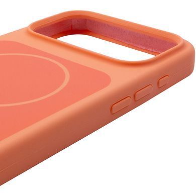 Чохол Silk Duo Color (AA) NO LOGO with Magnetic Fit для Apple iPhone 17 Pro / 18 Pro (6.3") Orange