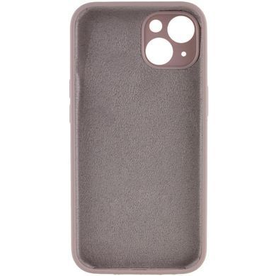 Чехол Silk Full Camera Protective (AA) NO LOGO для Apple iPhone 15 (6.1") Серый / Lavender