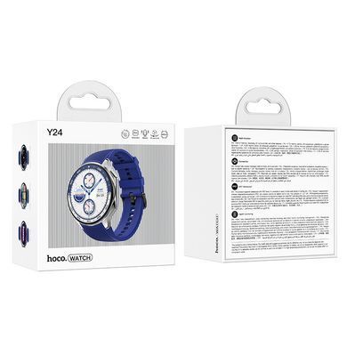 Смарт-часы Hoco Y24 Amoled Smart sports watch (call version) Silver