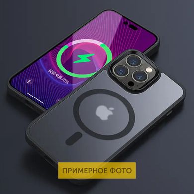 TPU+PC чехол Metal Buttons with MagSafe Colorful для Apple iPhone 16 Pro Max (6.9") Черный