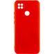 Чехол TPU GETMAN Liquid Silk Full Camera для Xiaomi Redmi 9C Красный / Red
