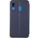 Кожаный чехол-книжка Classy для Samsung Galaxy A20 / A30 Темно-синий фото 2