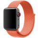 Ремінець Nylon для Apple watch 42mm/44mm/45mm/49mm Помаранчевий / Orange фото 1