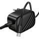 СЗУ Hoco CS101A Folding PD20W+QC3.0 (1USB-A/1C) + кабель Type-C to Type-C Black фото 5