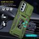 Ударопрочный чехол Camshield Army Ring для Samsung Galaxy A24 4G Оливковый / Army Green фото 3