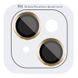 Защитное стекло Metal Classic на камеру (в упак.) для Apple iPhone 15 (6.1") / 15 Plus (6.7") Золотой / Gold фото 1