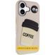 Чохол TPU Leather Toys для Apple iPhone 16e / 17e (6.1") Coffee / Sand
