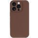 Чохол Silk Full Camera Protective (AA) NO LOGO для Apple iPhone 16 Pro (6.3") Коричневий / Brown фото 2