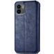 Шкіряний чохол-книжка GETMAN Cubic (PU) для Xiaomi Redmi A1 / A2 Синій фото 2