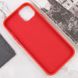 Чехол TPU+Glass Sapphire Midnight Open Camera with MagSafe для Apple iPhone 15 (6.1") Красный / Red фото 4