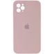 Чохол Silicone Case Square Full Camera Protective (AA) для Apple iPhone 11 Pro Max (6.5") Рожевий / Pink Sand