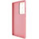 Кожаный чехол Xshield для Samsung Galaxy S21 Ultra Розовый / Pink фото 3