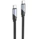Дата кабель Hoco U119 Machine charging data Type-C to Type-C 60W (1.2m) Black фото 1
