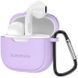 Беспроводные TWS наушники Borofone BW29 Case Taro Purple фото 1