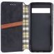 Кожаный чехол-книжка GETMAN Cubic (PU) для Google Pixel 6a Черный фото 3