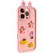 Чехол TPU Toys Case with Ears для Apple iPhone 16 Pro (6.3") Light Pink
