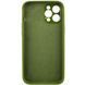 Чохол Silk Full Camera Protective (AA) NO LOGO для Apple iPhone 12 Pro Max (6.7") Зелений / Dark Olive фото 4