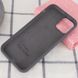 Уценка Чехол Silicone Case Full Protective (AA) для Apple iPhone 12 Pro Max (6.7") Эстетический дефект / Серый / Dark Grey фото 2