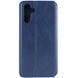 Кожаный чехол-книжка GETMAN Cubic (PU) для Samsung Galaxy A14 4G/5G Синий фото 2
