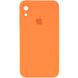 Чохол Silicone Case Square Full Camera Protective (AA) для Apple iPhone XR (6.1") Помаранчевий / Papaya