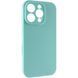 Чохол Silk Full Camera Protective (AA) NO LOGO для Apple iPhone 16 Pro Max (6.9") Бірюзовий / Marine Green