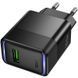 МЗП Hoco CS111A Lounge QC3.0 22.5W (1USB-A) Black фото 2