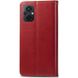 Кожаный чехол книжка GETMAN Gallant (PU) для Xiaomi Poco M5 Красный фото 2