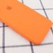 Чехол Silicone Case Square Full Camera Protective (AA) для Apple iPhone XR (6.1") Оранжевый / Papaya фото 2